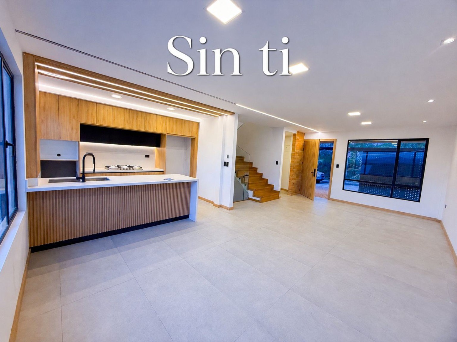 Sala y cocina: sin ti